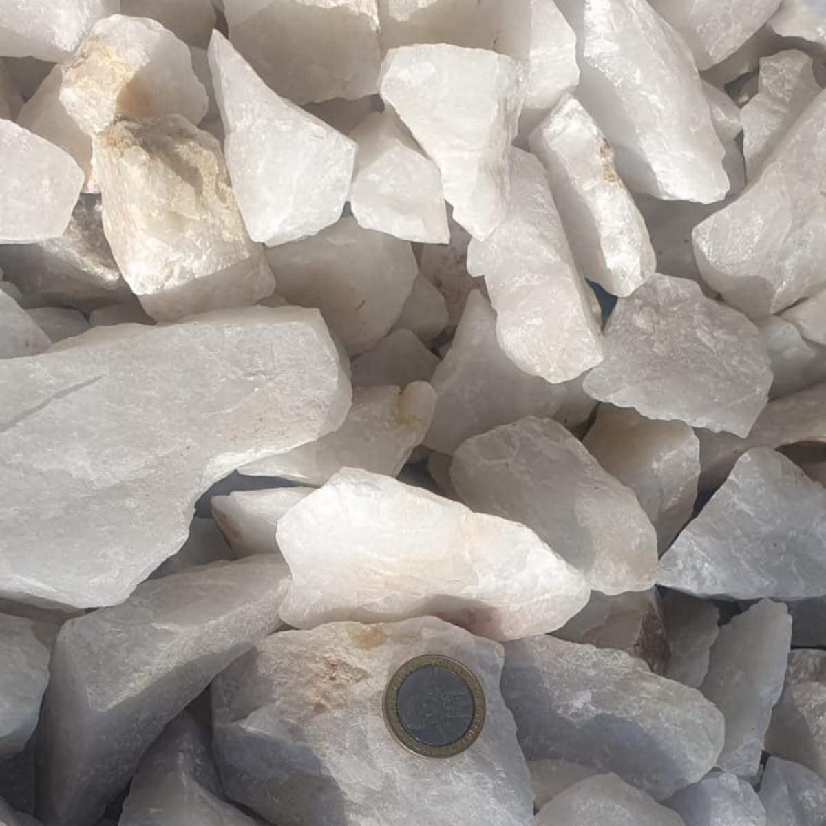 Piedra de Cuarzo 10kg, 25kg y por m³ - FVH